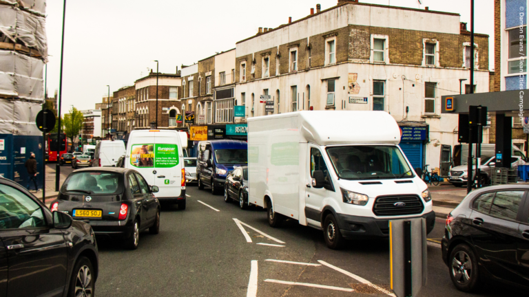 London traffic, photo by Damon Evans for Clean Cities